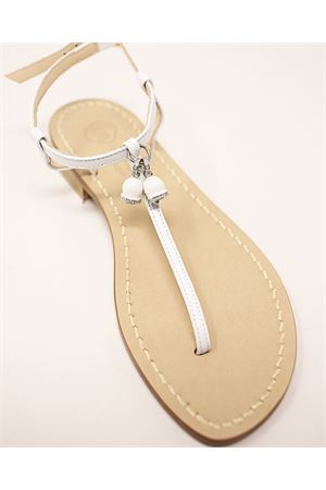 limited edition bridal sandals with lucky bells Da Costanzo | 1918SPOSABIANCO